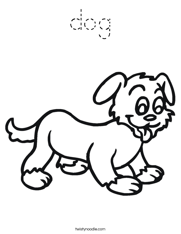 dog Coloring Page