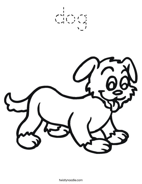 Puppy Coloring Page