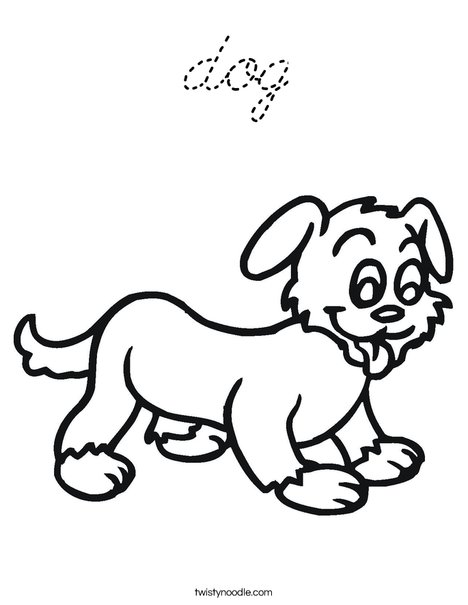 Puppy Coloring Page
