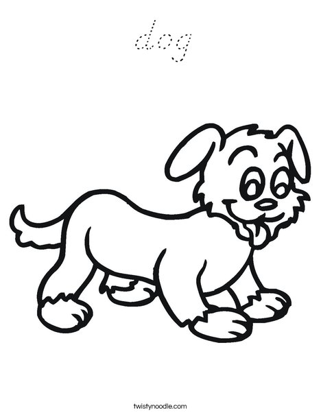 Puppy Coloring Page