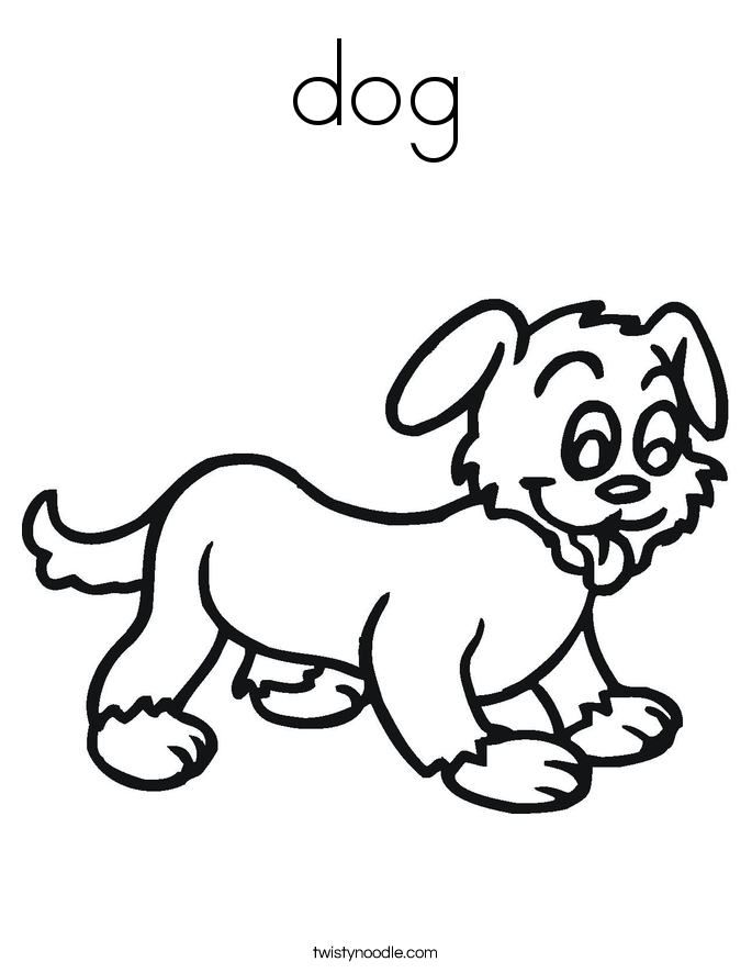 dog Coloring Page