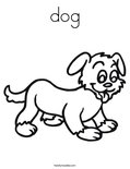 dog Coloring Page