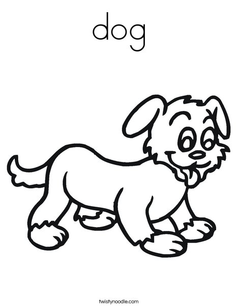 Puppy Coloring Page