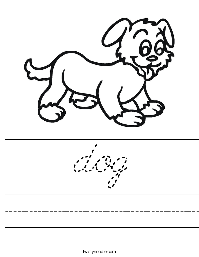 dog Worksheet