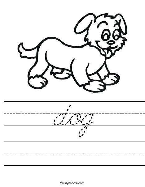 Puppy Worksheet