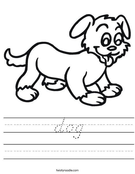 Puppy Worksheet