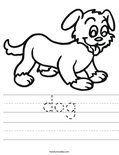 dog Worksheet