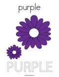 purple Coloring Page