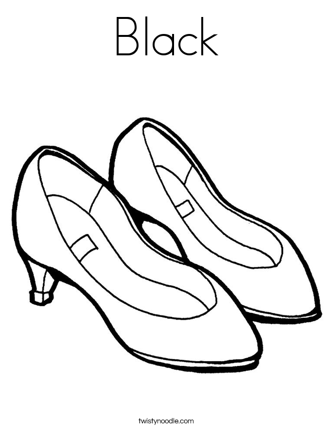 Black Coloring Page