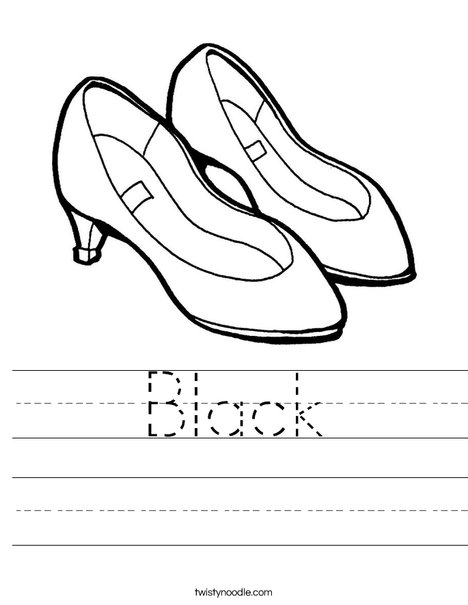 Purple Shoes Worksheet