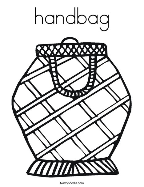 Pocket Book Coloring Page