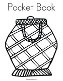 Pocket Book Coloring Page