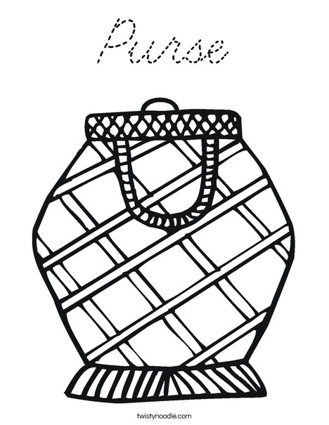 Pocket Book Coloring Page