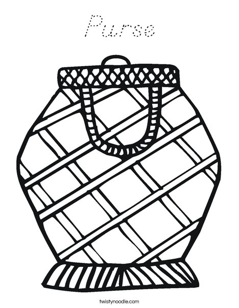 Pocket Book Coloring Page