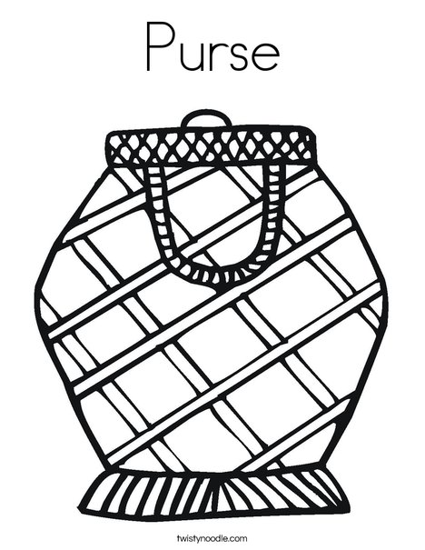 Pocket Book Coloring Page