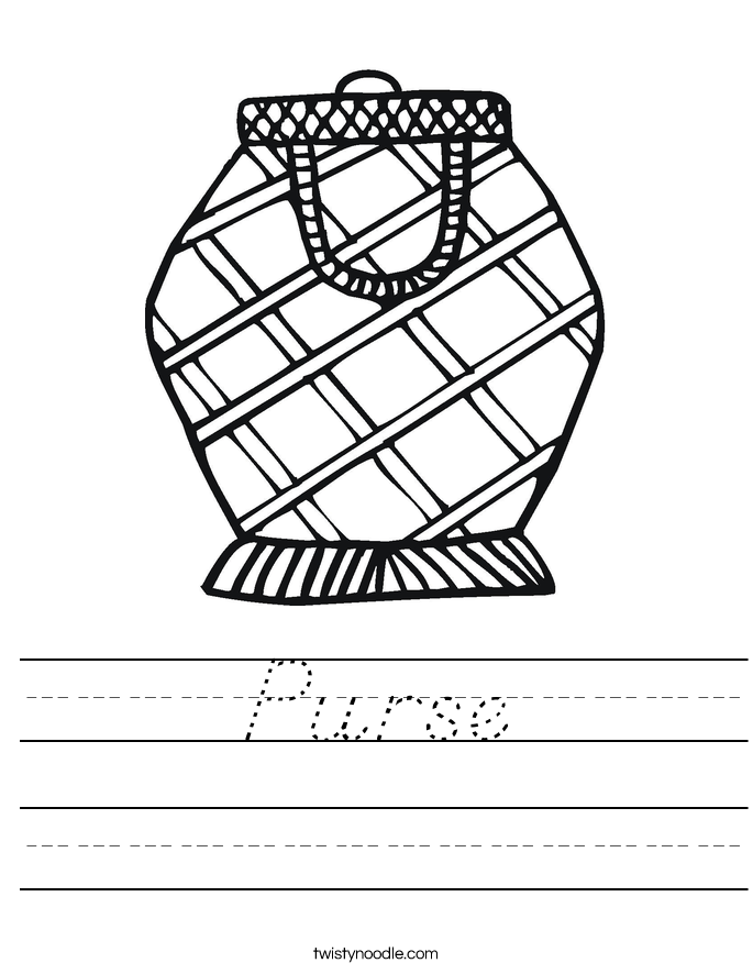Purse Worksheet