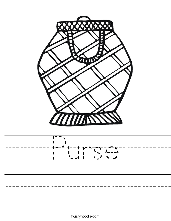 Purse Worksheet