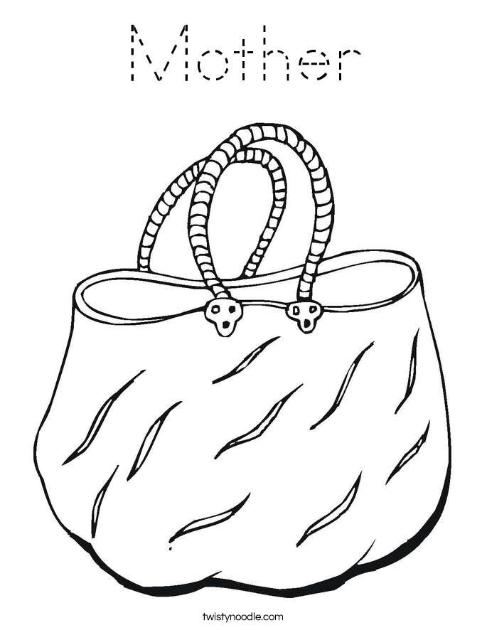 Mother Coloring Page