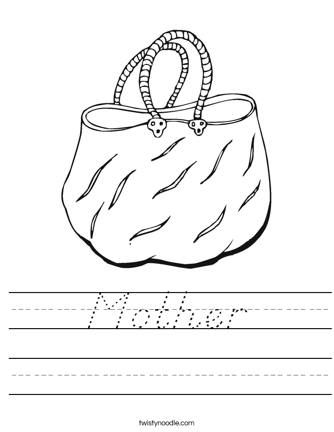 Mother Worksheet