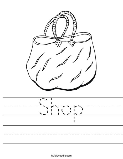 Handbag Worksheet