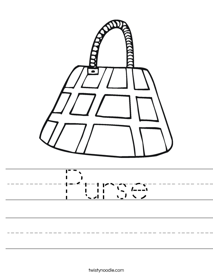 Purse Worksheet
