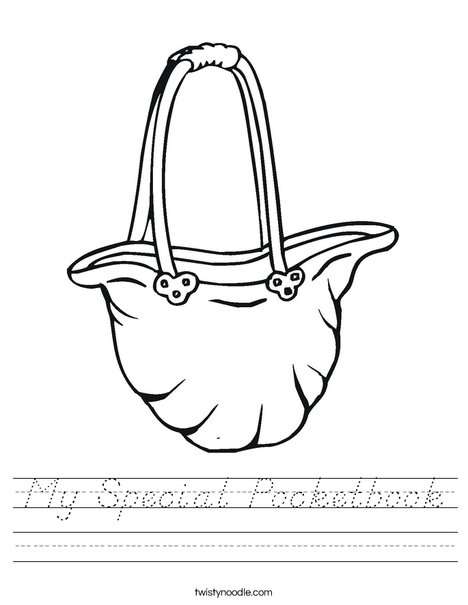 Purse with Long Straps Worksheet