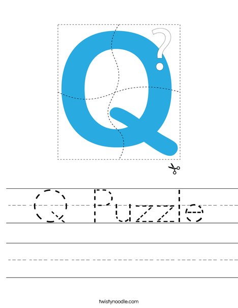 Q Puzzle Worksheet