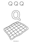 Q Q Q Coloring Page
