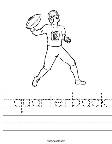 Quarterback Worksheet