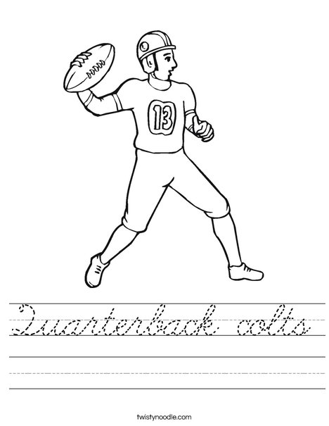 Quarterback Worksheet