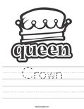 Crown Worksheet