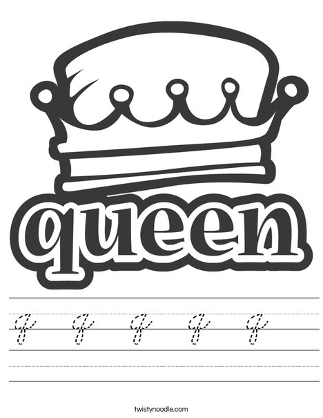 Queen Worksheet