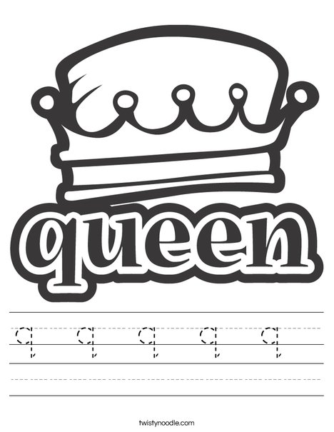 Queen Worksheet