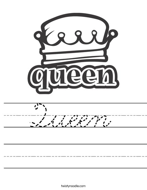 Queen Worksheet