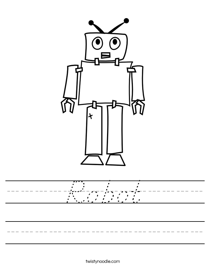 Robot Worksheet