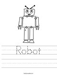 Robot Worksheet