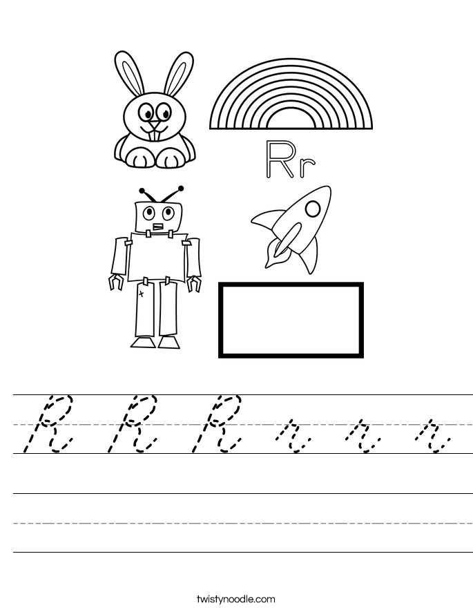 R R R r r r Worksheet