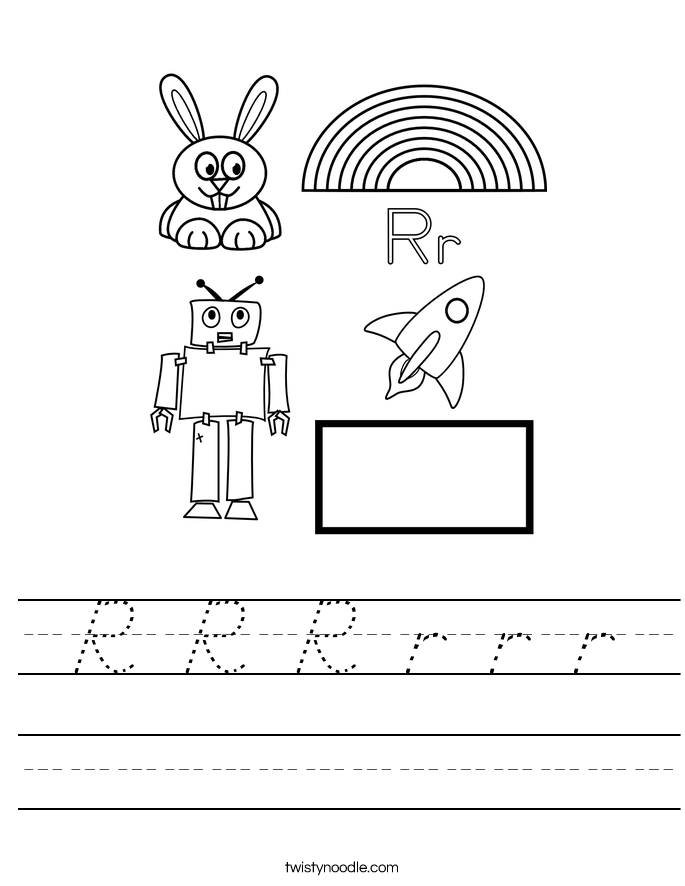 R R R r r r Worksheet