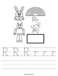 R R R r r r Worksheet