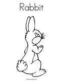 Rabbit Coloring Page