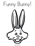Funny Bunny! Coloring Page