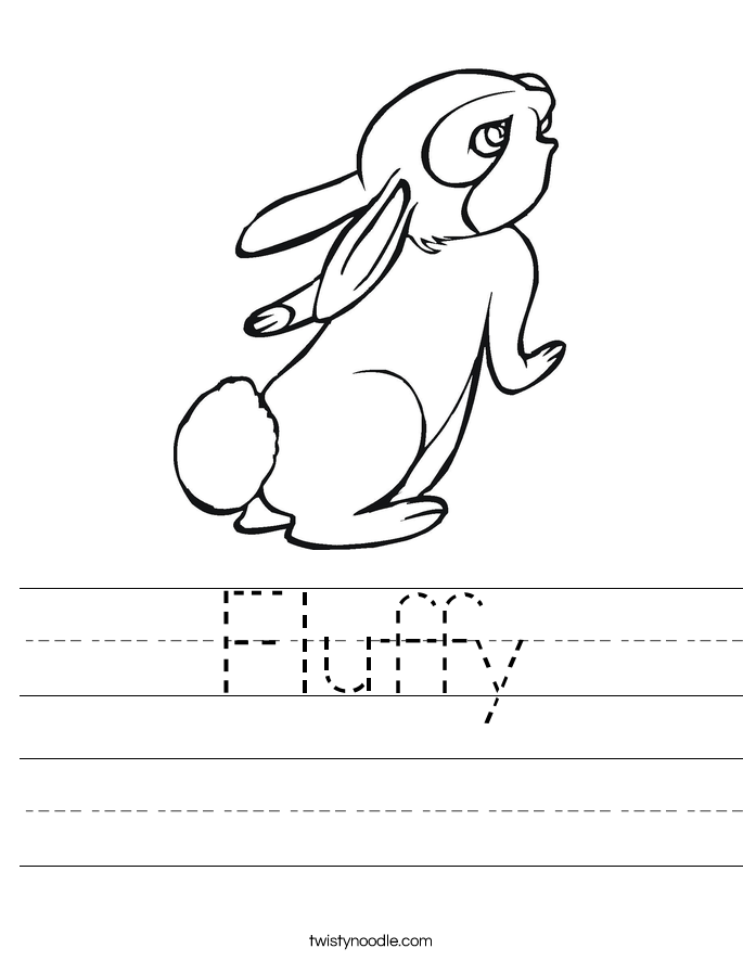 Fluffy Worksheet