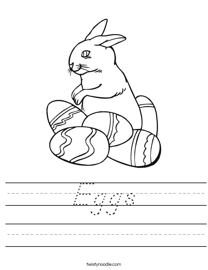 Eggs Worksheet