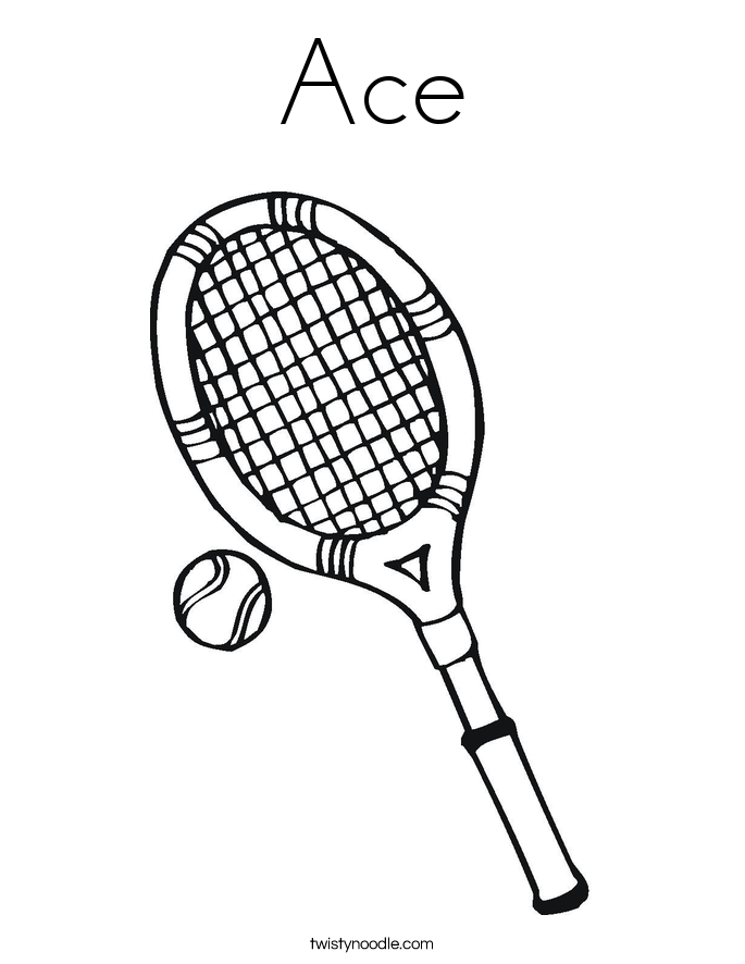 Ace Coloring Page