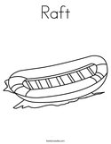 Raft Coloring Page
