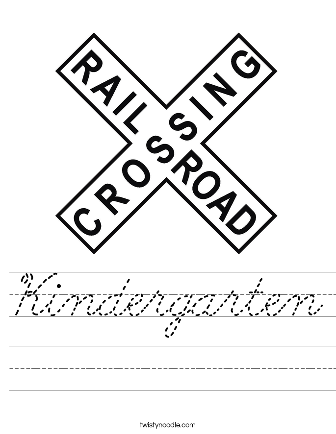 Kindergarten Worksheet