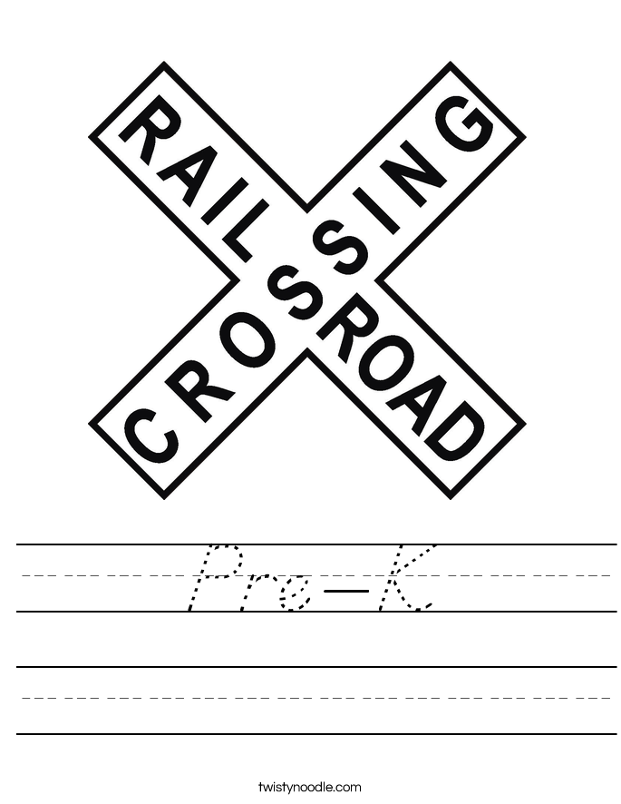 Pre-K Worksheet