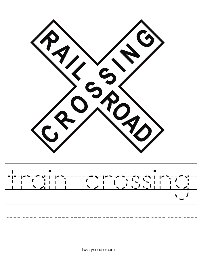 train crossing Worksheet