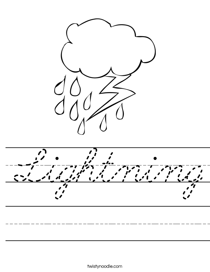 Lightning Worksheet