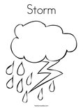 Storm Coloring Page